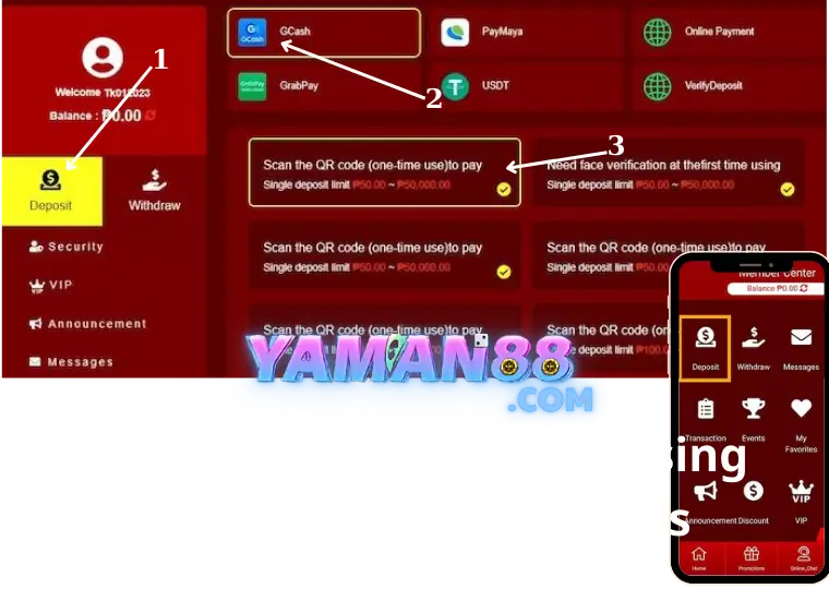 How to Deposit Yaman88 Using Various Payment Methods (1)